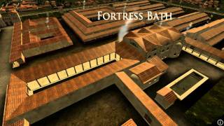 Animation of ancient Roman Fort in Caerleon Wales [upl. by Mellicent]