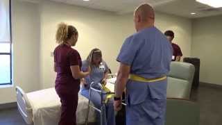 Physical Therapy Transfer Training  How To Transfer From Wheelchair To Bed [upl. by Bobbi]