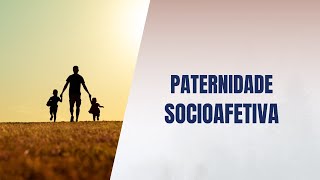 Paternidade socioafetiva [upl. by Islaen]