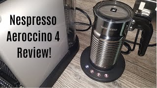 Nespresso Aeroccino 4 Milk Frother Review  Worth upgrading from the Aeroccino 3 [upl. by Einohtna671]