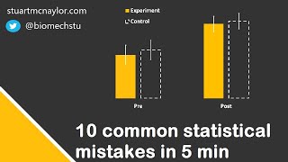 Ten Statistical Mistakes in 5 Min [upl. by Edmonds]