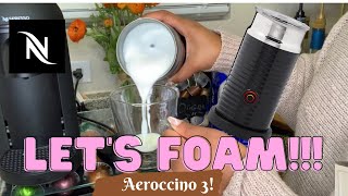 How To Foam Milk With Aeroccino 3 Make Coffee With Foam Tips amp Tricks  Easy Foamed Latte Recipe [upl. by Demona718]