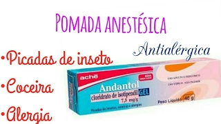 Resenha PomadaAndantol Gel [upl. by Eifos]