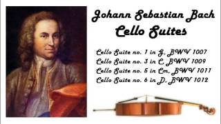 Johann Sebastian Bach  Cello suites in 432 Hz great for reading or studying [upl. by Nosduh]