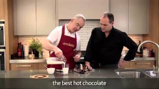 How to make a hot chocolate using an aerolatte milk frother [upl. by Jule]