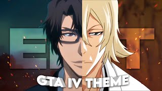 Aizen x Urahara  GTA IV Theme Edit [upl. by Acsecnarf]